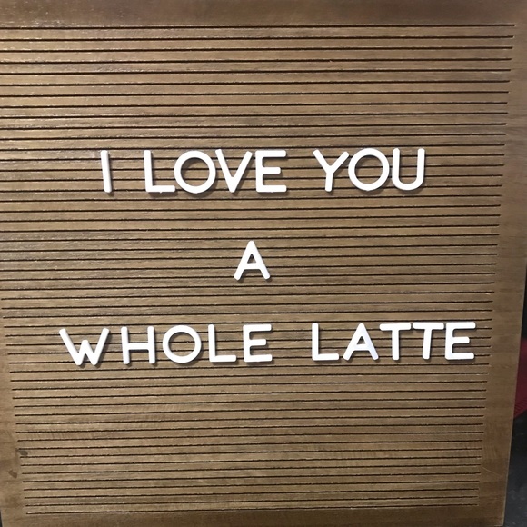 Other - Wood sign letter board.